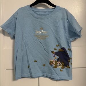 Warner Bros. Blue Harry Potter Tee with Niffler and Coins